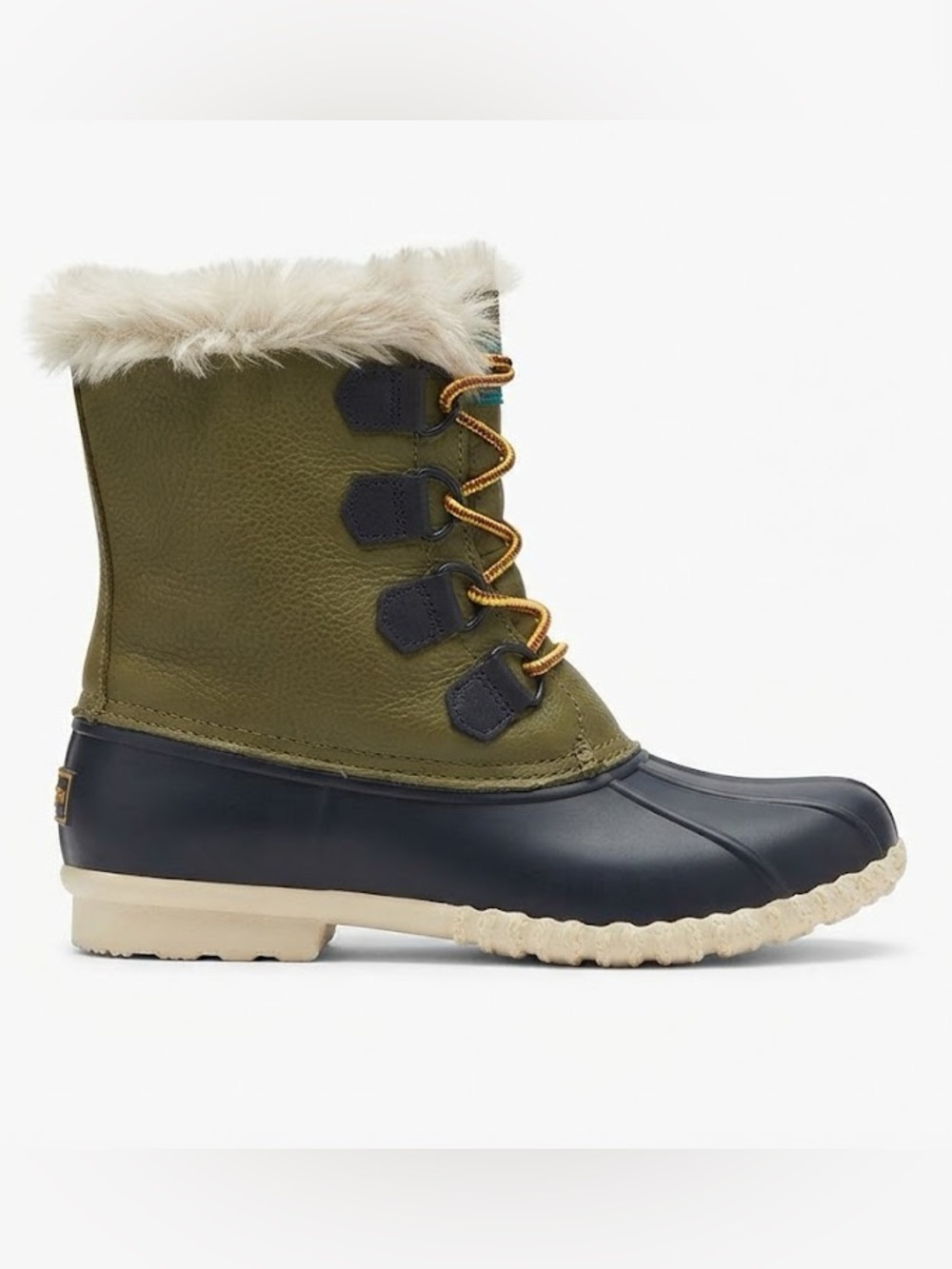 Native Shoes Jimmy 2.0 Jiffy Black Juice Green Snow Boots Sz 6